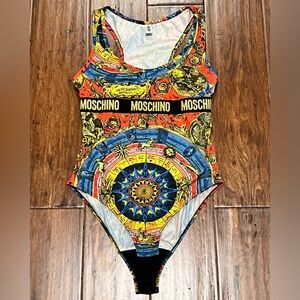Moschino Bodysuit Lingerie underwear microfiber stretchy one piece size xsmall